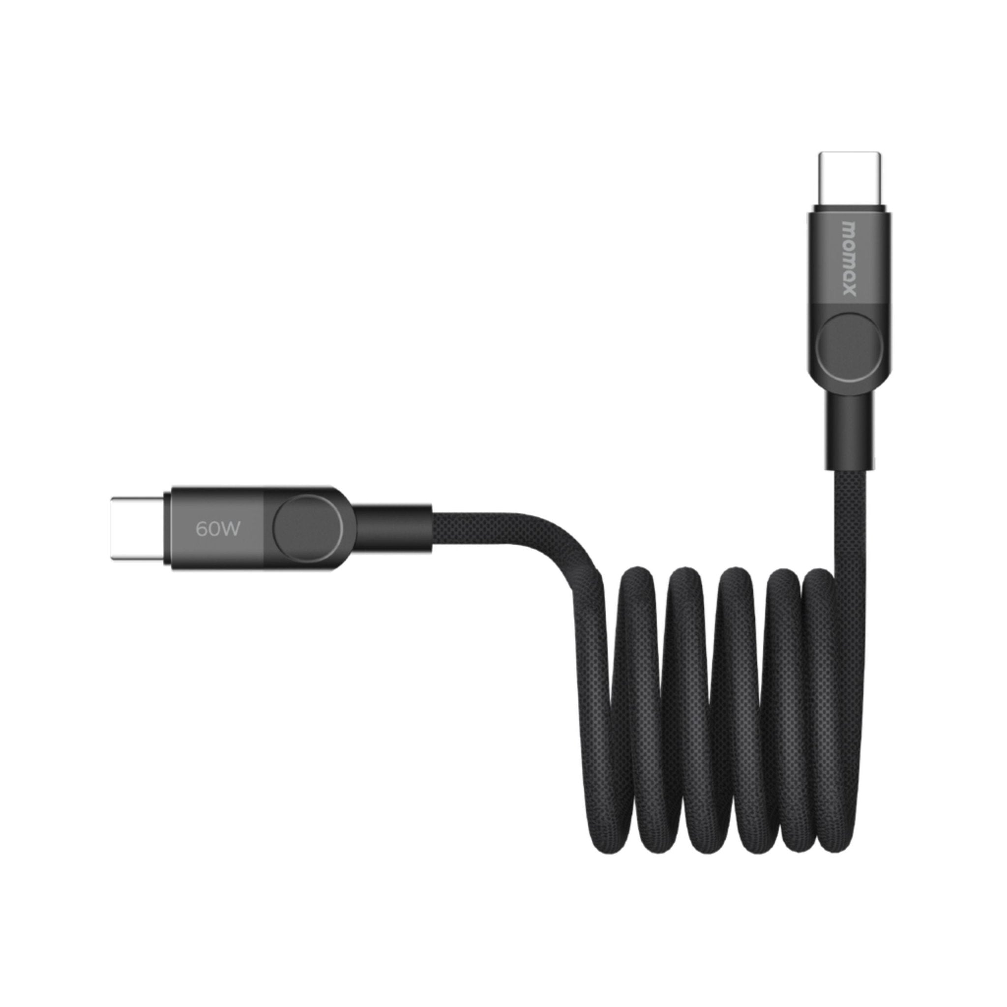 Momax Mag Link 60W USB-C TO USB-C Magnetic Cable 2M